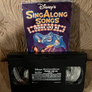 Disney Sing A Long Song VHS friend Like Me